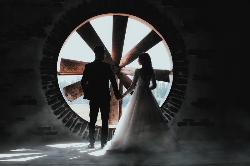 Groom in a wedding suit